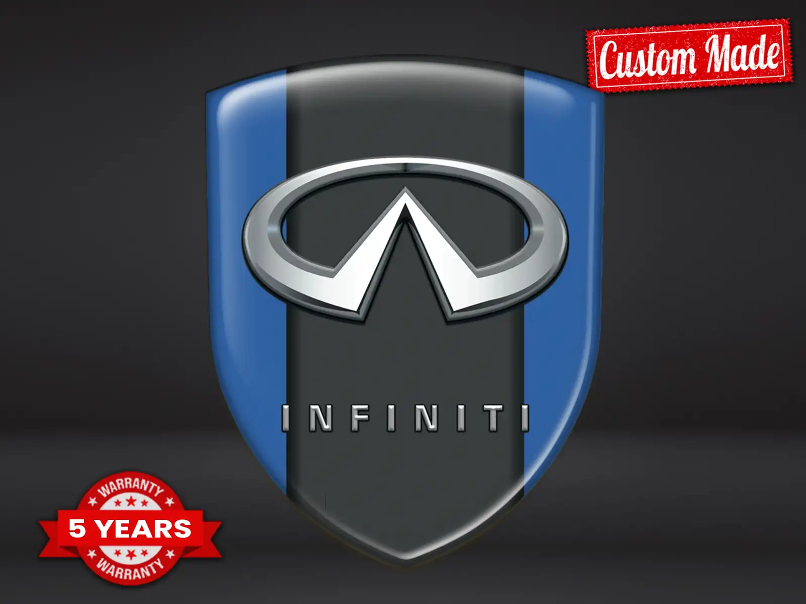 Infiniti Resina Calcomanía Estilo Premium Insignias Alta Gama